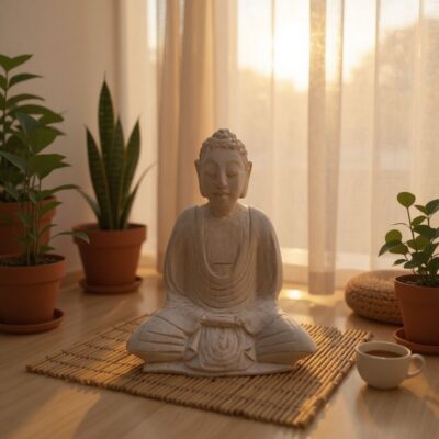 WhatsApp Image 2025-08-14 at 15.44.01 (1) Hand‑Carved Wooden Buddha Statue, Meditation Décor