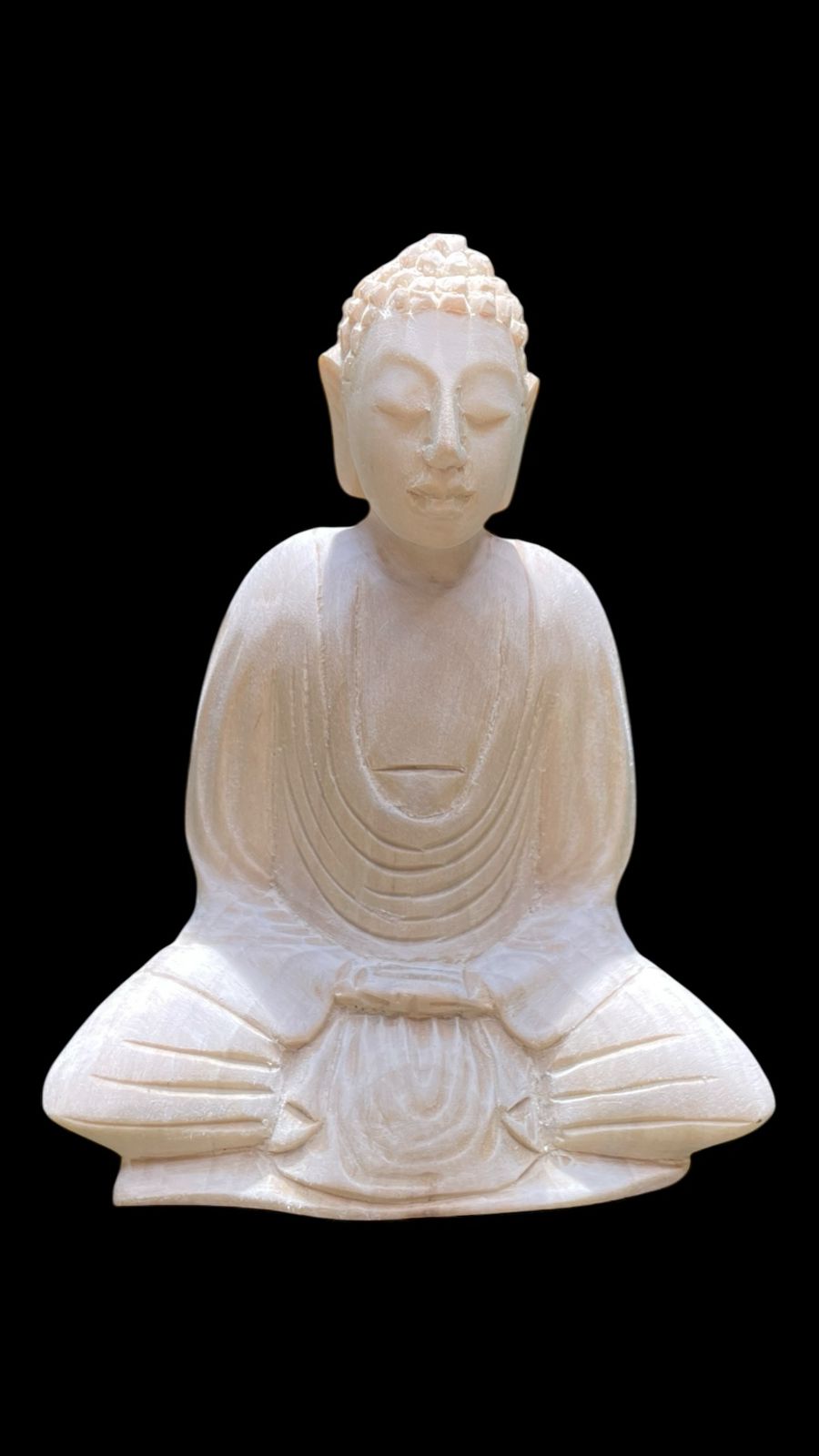 WhatsApp Image 2025-08-14 at 15.44.05 Hand‑Carved Wooden Buddha Statue, Meditation Décor