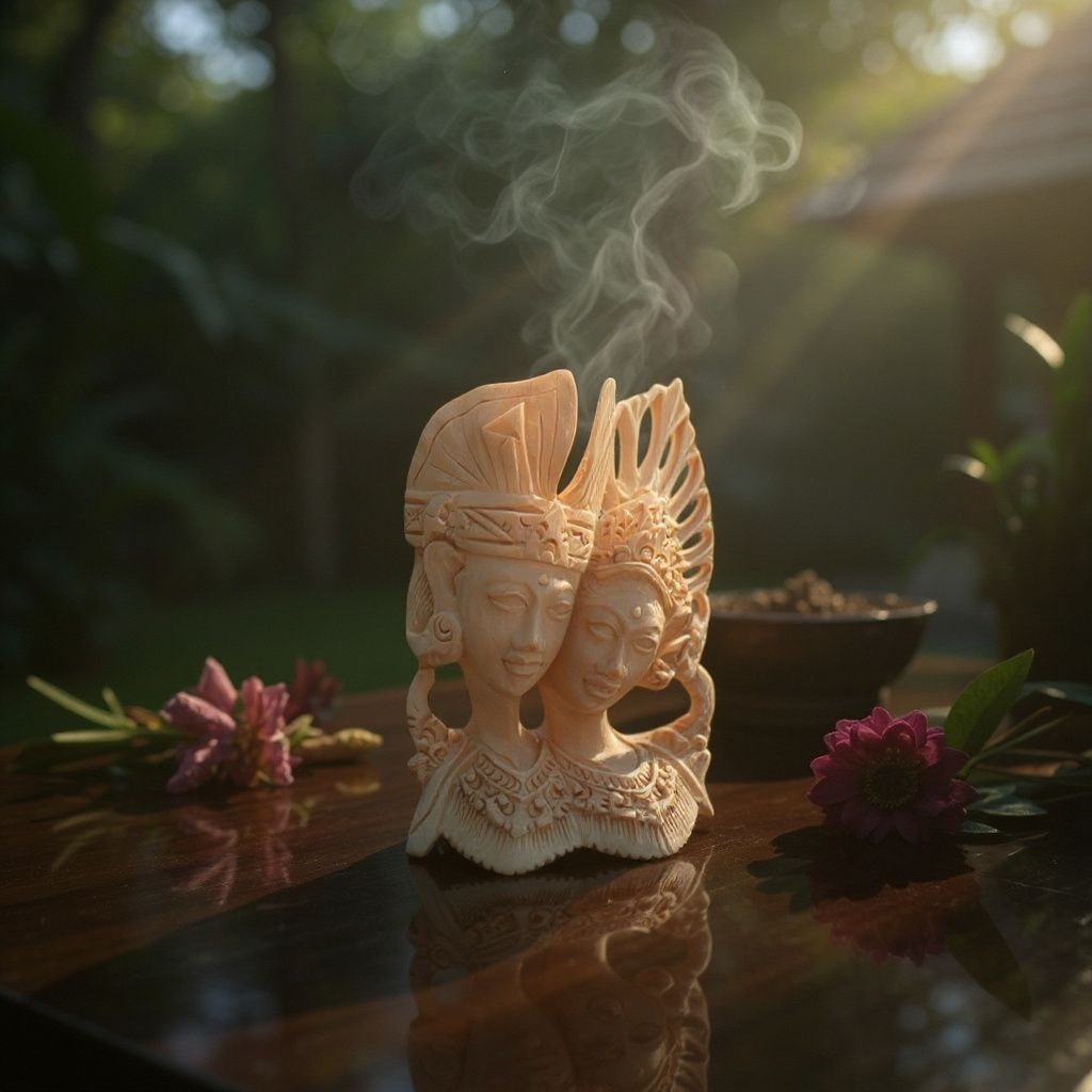 Balinese Kecak and Janger Dancer Wood Carving – Handcrafted Bali Dance Wall Art, Traditional Indonesian Cultural Decor