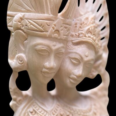 Balinese Kecak and Janger Dancer Wood Carving – Handcrafted Bali Dance Wall Art, Traditional Indonesian Cultural Decor