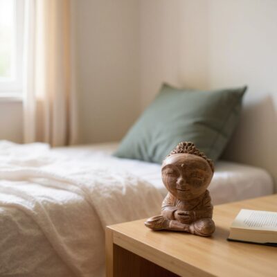 WhatsApp Image 2025-08-14 at 15.45.07 Baby Buddha Wood Carving,Handcrafted Spiritual Decor,Wooden Baby Buddha Statue