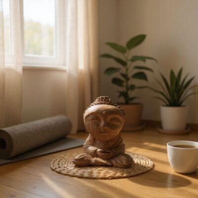 WhatsApp Image 2025-08-14 at 15.45.13 Baby Buddha Wood Carving,Handcrafted Spiritual Decor,Wooden Baby Buddha Statue