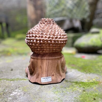 WhatsApp Image 2025-08-14 at 15.45.19 Baby Buddha Wood Carving,Handcrafted Spiritual Decor,Wooden Baby Buddha Statue