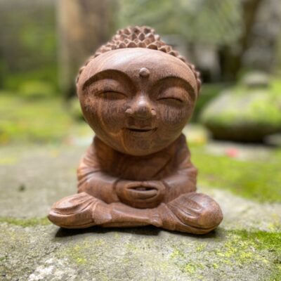 WhatsApp Image 2025-08-14 at 15.45.21 Baby Buddha Wood Carving,Handcrafted Spiritual Decor,Wooden Baby Buddha Statue
