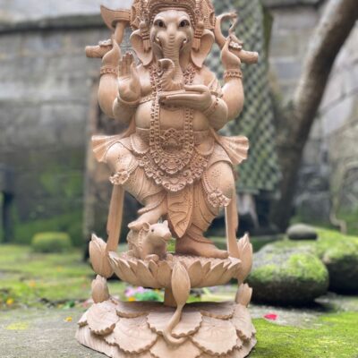WhatsApp Image 2025-08-14 at 15.45.57 (3) Ganesha Wood Carving Statue,Handcrafted Hindu Elephant God Wall Art, Balinese Ganesh Decor, Spiritual Home Altar Sculpture