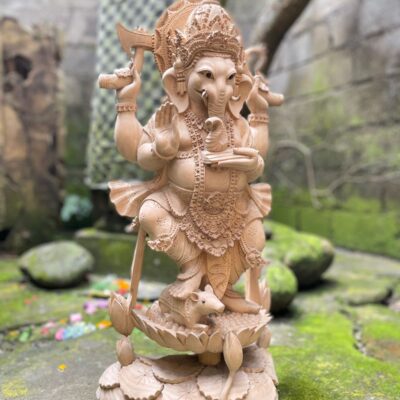 WhatsApp Image 2025-08-14 at 15.47.54 (1) Ganesha Wood Carving Statue,Handcrafted Hindu Elephant God Wall Art, Balinese Ganesh Decor, Spiritual Home Altar Sculpture