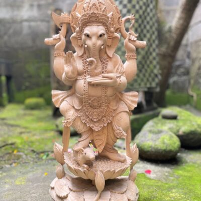 WhatsApp Image 2025-08-14 at 15.47.56 Ganesha Wood Carving Statue,Handcrafted Hindu Elephant God Wall Art, Balinese Ganesh Decor, Spiritual Home Altar Sculpture