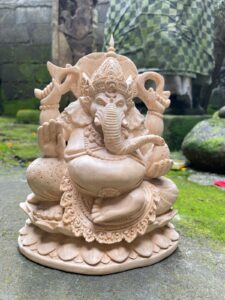 Ganesha Statue,Hand,Carved Wooden Ganesha Statue,Hindu Elephant God Sculpture ,Ganesh Home Decor