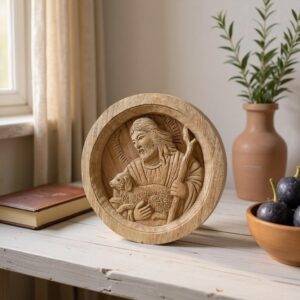 Hand Carved Panorama Wood Wall Art ,Forest Scene, Nature-Inspired Home Decor